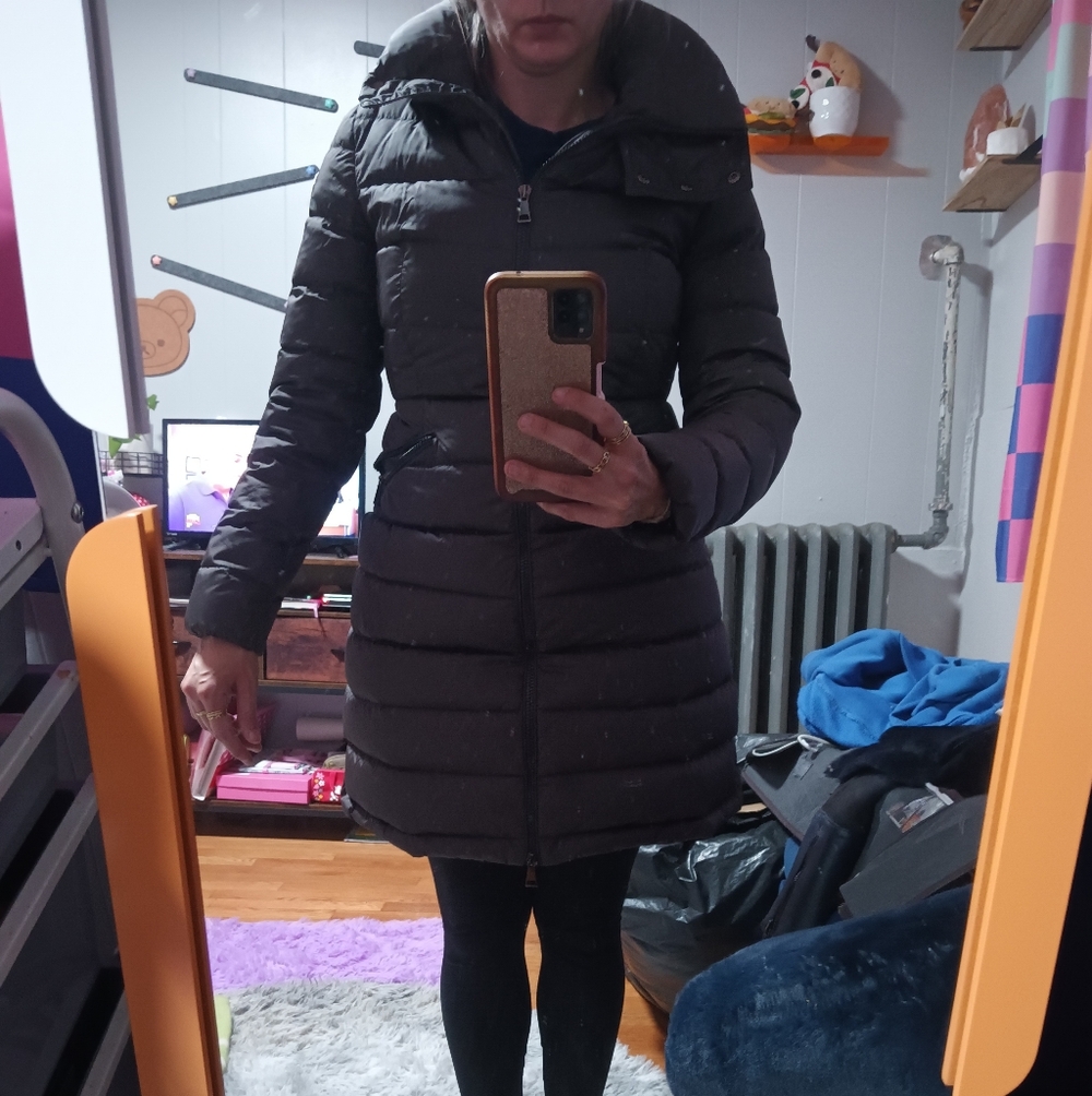 Moncler Dark Grey Jacket with Logo
